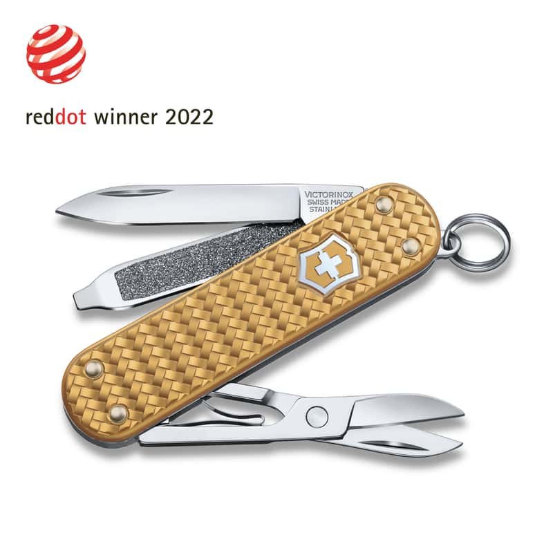 Victorinox Classic SD Precious Alox – Brass Gold