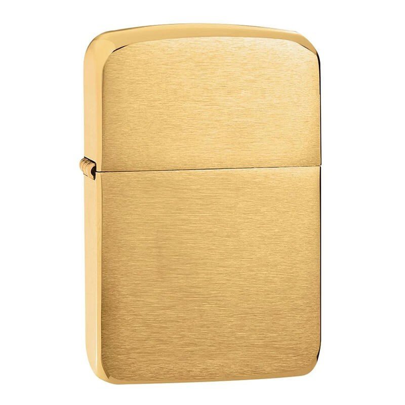 ZIPPO 1941B Replica Brushed Brass