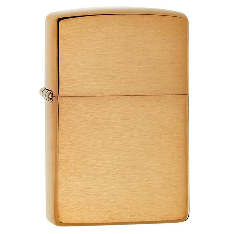 ZIPPO 204B Reg Br Fin Brass