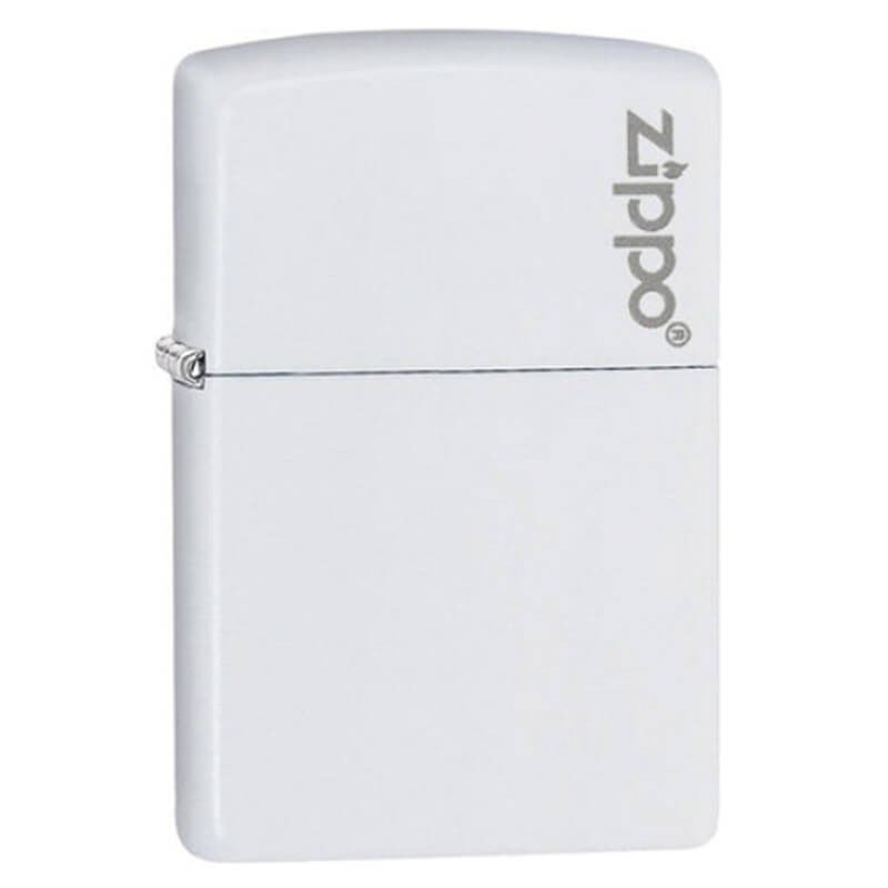 ZIPPO 214ZL White Matte with Zippo Logo