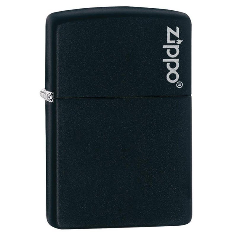 ZIPPO 218ZL Classic Black Matte with Zippo Logo