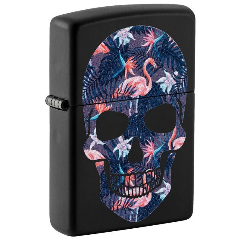 ZIPPO 49771 Flamingo Skull Design